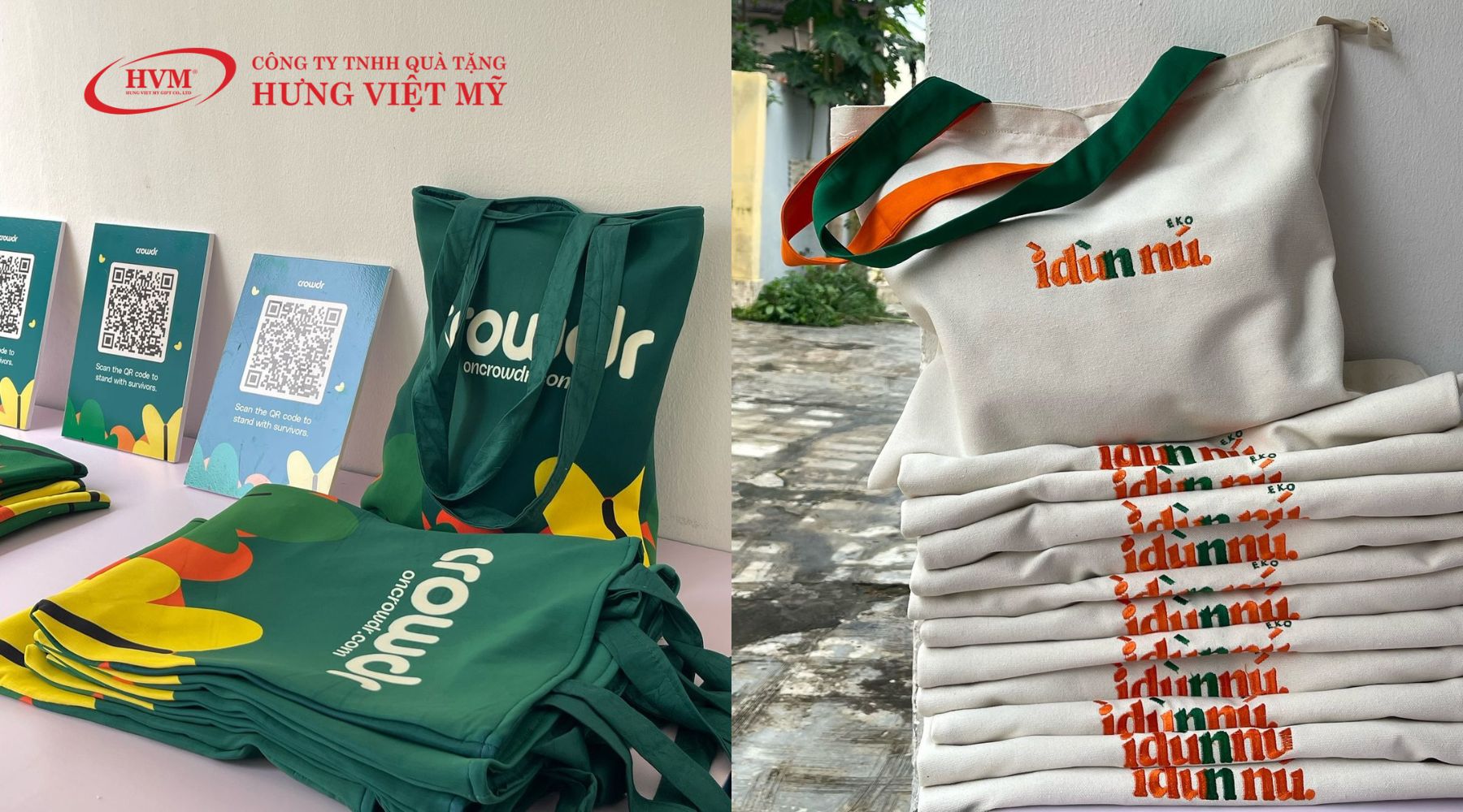 In túi tote giá rẻ chỉ từ 19k tại Hưng Việt Mỹ