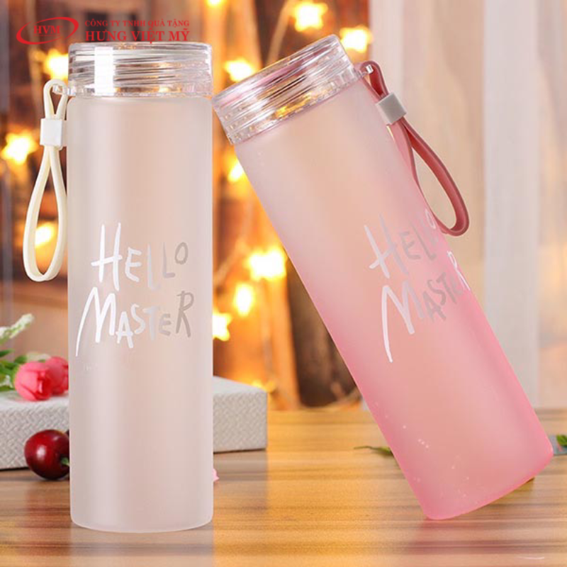 B&igrave;nh nước thủy tinh in logo dung t&iacute;ch 1000ml
