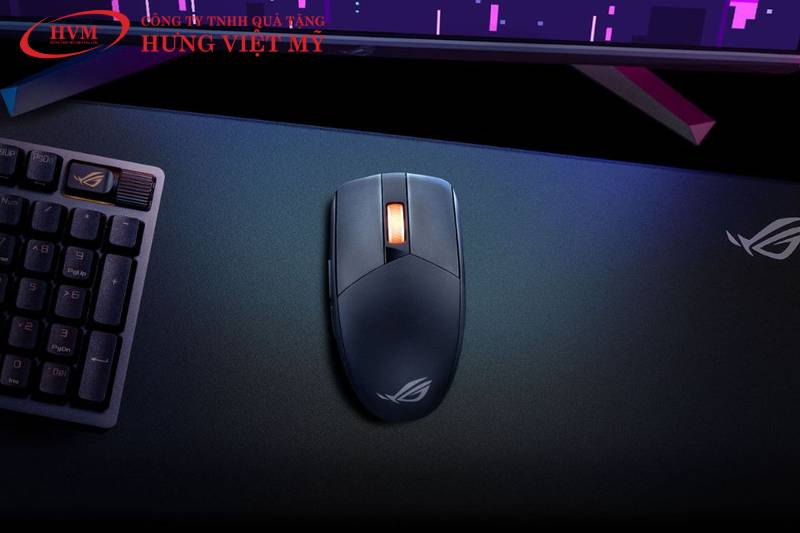 Chuột kh&ocirc;ng d&acirc;y qu&agrave; tặng thương hiệu Asus