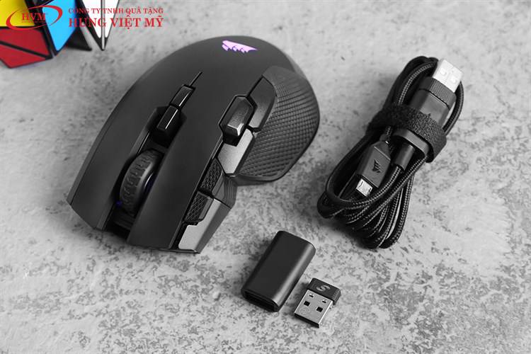 Chuột kh&ocirc;ng d&acirc;y qu&agrave; tặng thương hiệu Corsair