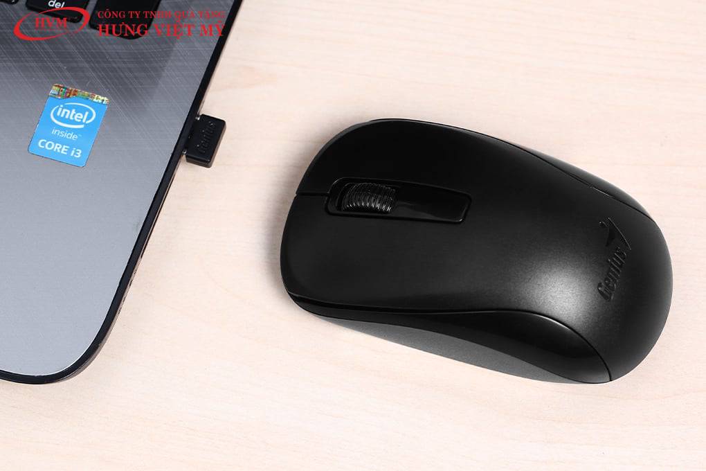 Chuột kh&ocirc;ng d&acirc;y qu&agrave; tặng thương hiệu Genius