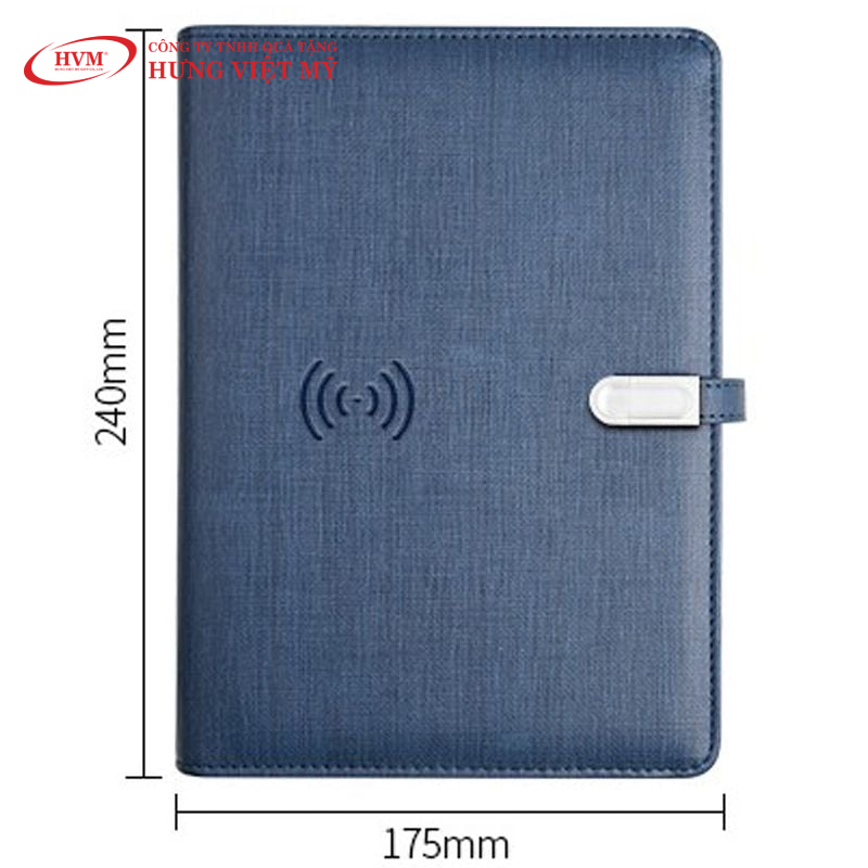 Mẫu sổ sạc đa năng in logo theo yêu cầu tiện lợi