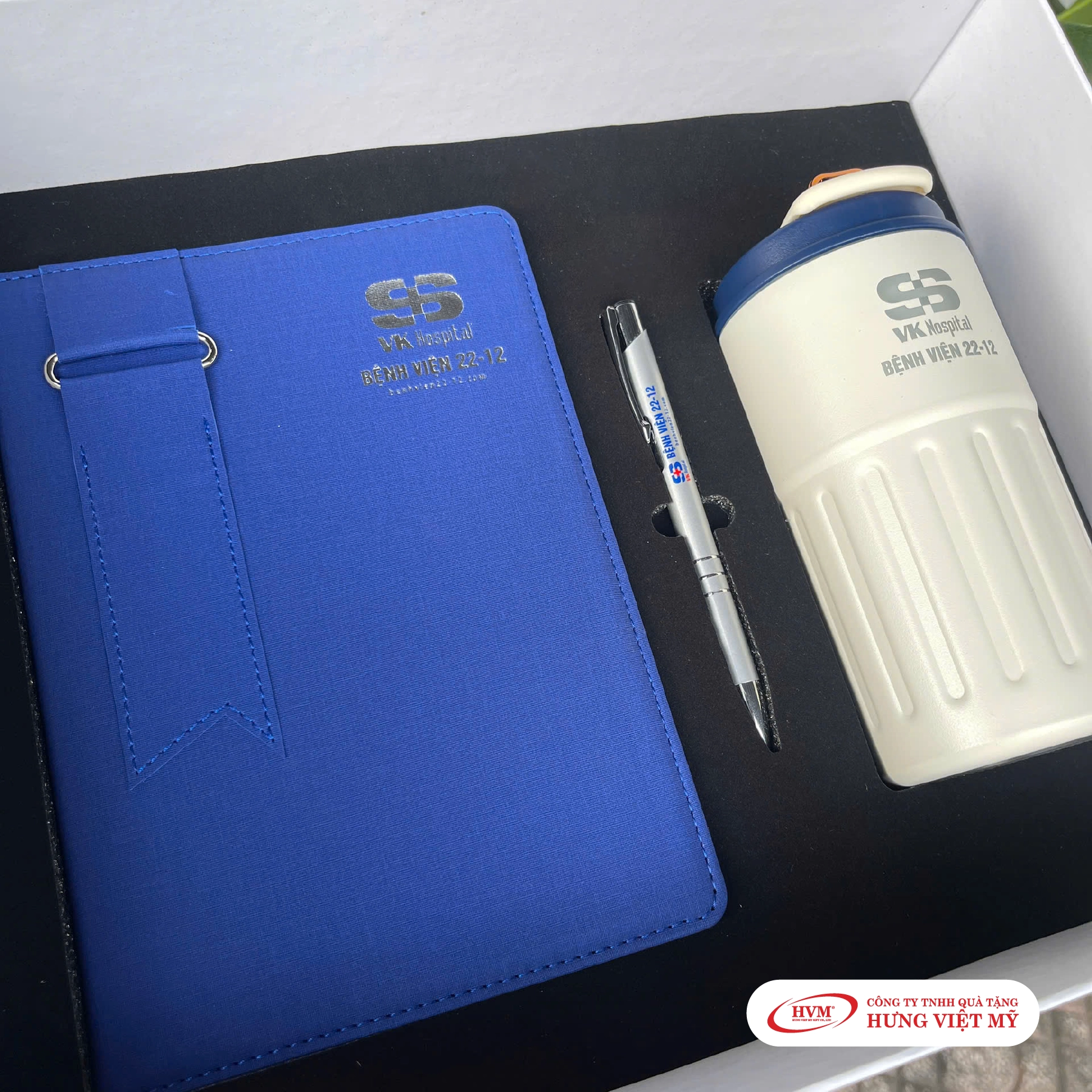 GS 018 - GIFTSET (Bình Giữ Nhiệt + Sổ tay + Bút Ký + Hộp Quà)