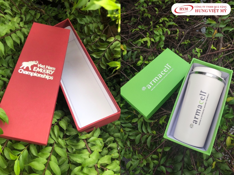 Hộp cứng âm dương đựng bình nước, thiết kế sang trọng tại Hưng Việt Mỹ