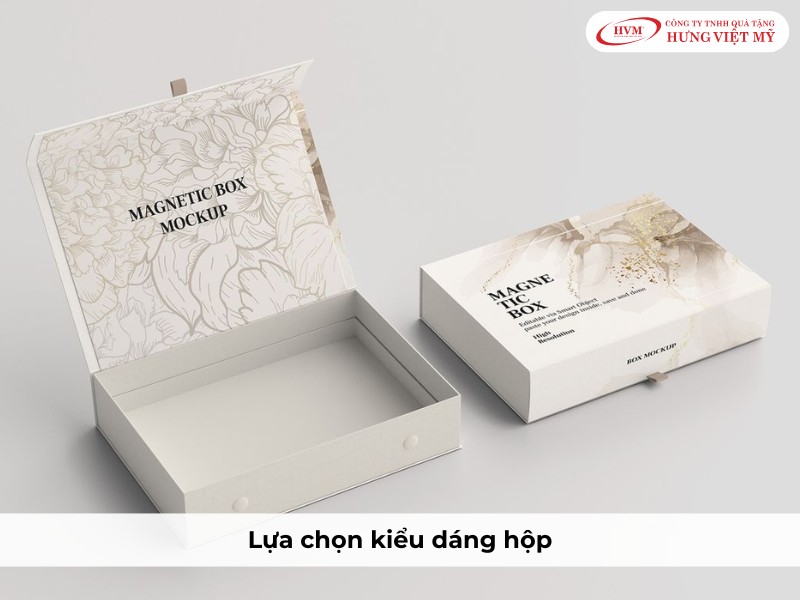 Kiểu dáng nắp gập phù hợp tạo trải nghiệm nhận quà chuyên nghiệp và ấn tượng.