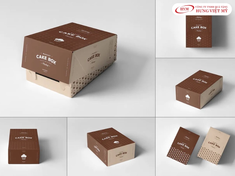 Mẫu in hộp giấy đựng bánh số lượng ít cho doanh nghiệp