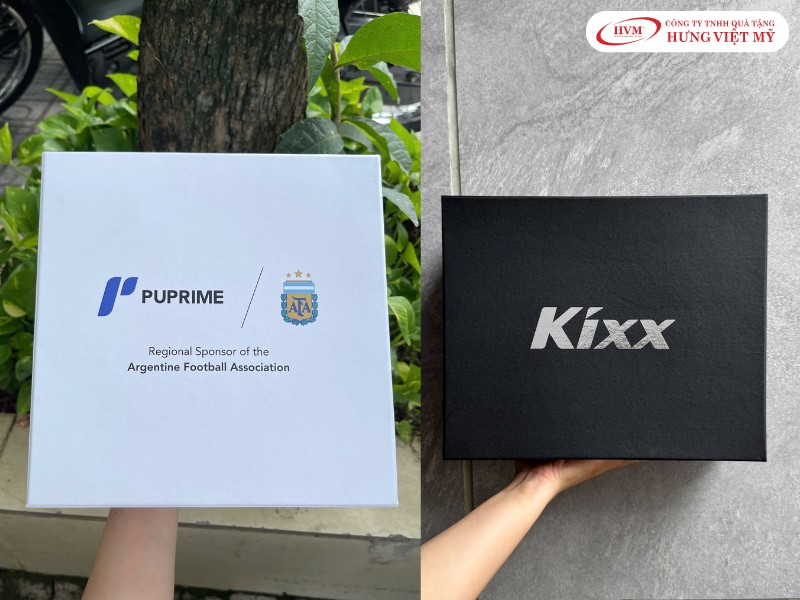 Mẫu hộp giấy cứng ép kim sắc nét tại Hưng Việt Mỹ