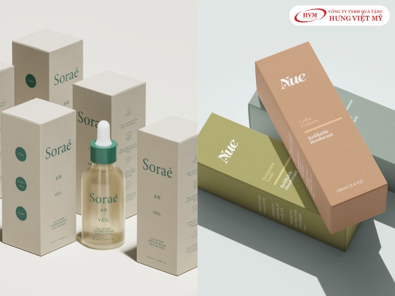 Mẫu hộp giấy Ivory thiết kế nắp gài có khóa cài bảo an chống rơi rớt vỉ thuốc bên trong.