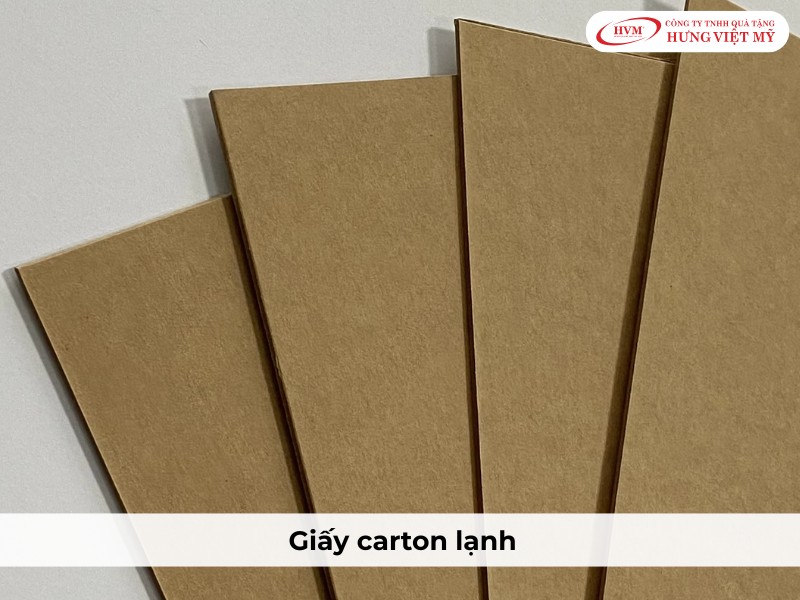 Giấy carton lạnh dạng tấm đặc, không có lớp sóng ở giữa
