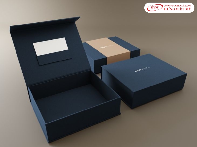 Mẫu hộp nắp nam châm dạng gập xếp phẳng giúp tối ưu 70% cước phí vận chuyển cho đơn sỉ.