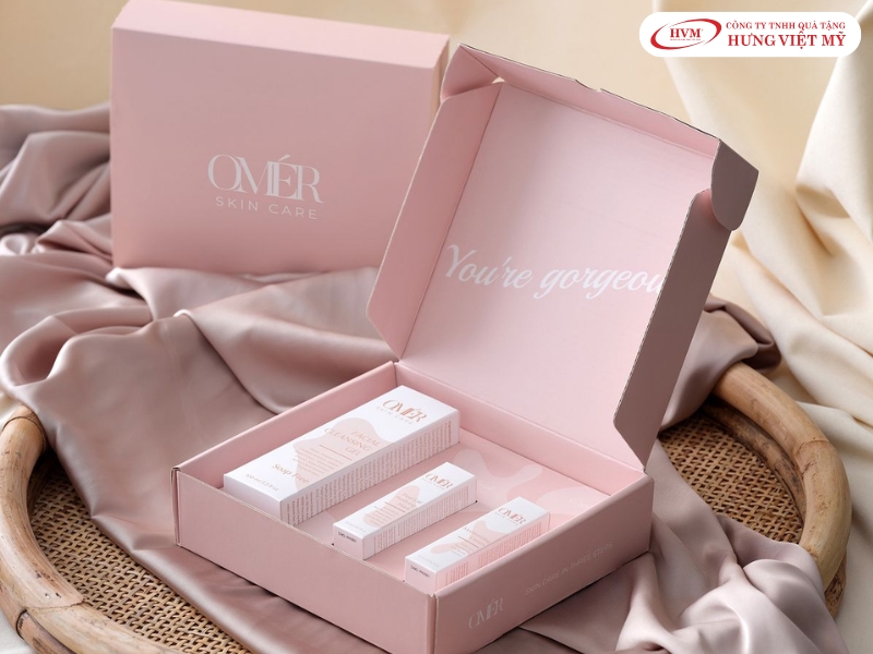 Hộp giấy mỹ phẩm nắp gài in Offset, tối ưu chi phí sản xuất
