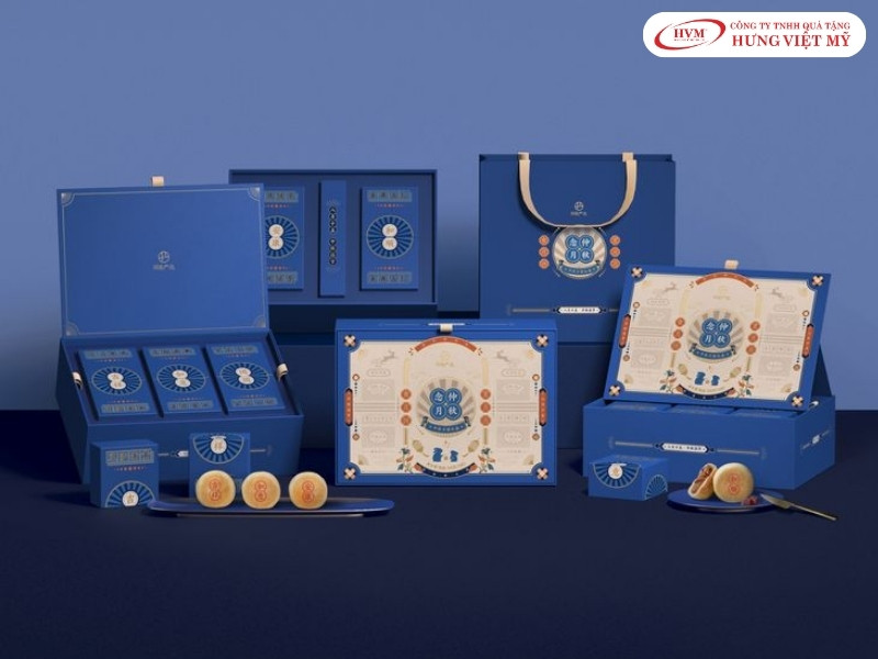 Hộp bánh trung thu in logo giúp nâng tầm quà tặng và nhận diện thương hiệu
