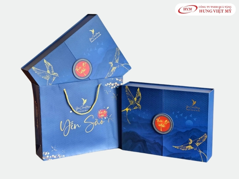 Xưởng in hộp đựng yến sào trực tiếp tại Hưng Việt Mỹ.