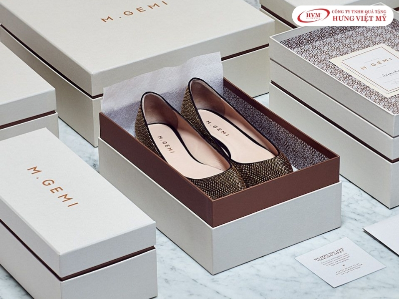 Mẫu hộp âm dương nắp đậy nửa thân chuyên dùng cho giày cao gót nữ