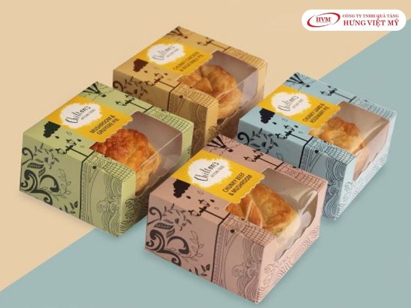 Hộp đựng bánh mì có cửa sổ trong suốt