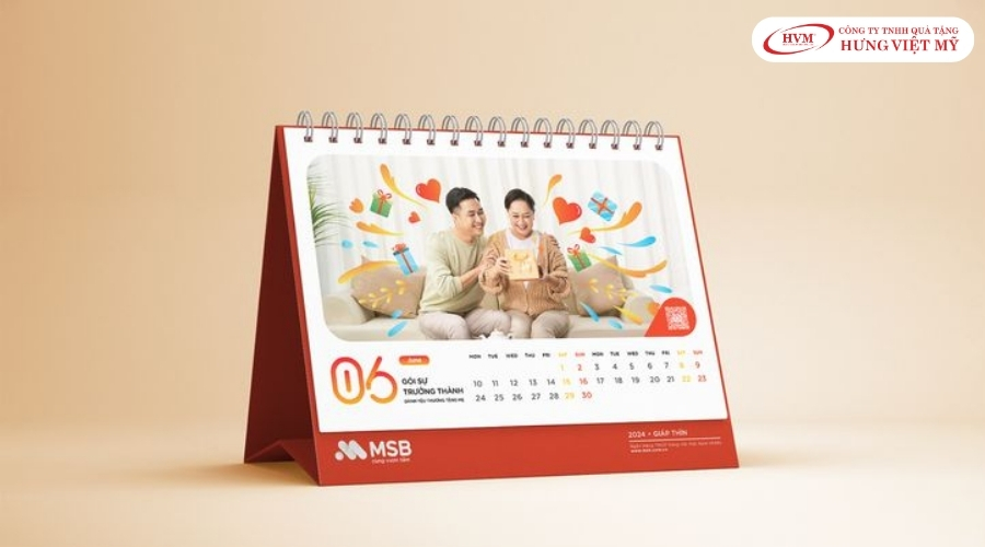 In lịch để bàn theo yêu cầu tphcm giúp quảng bá hình ảnh doanh nghiệp suốt 365 ngày.