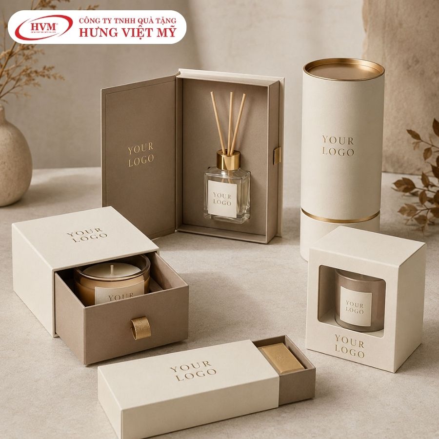 In Hộp Giấy Đựng Nến Thơm - HNT 016