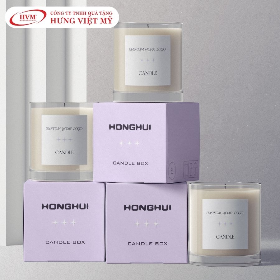 In Hộp Giấy Đựng Nến Thơm - HNT 016