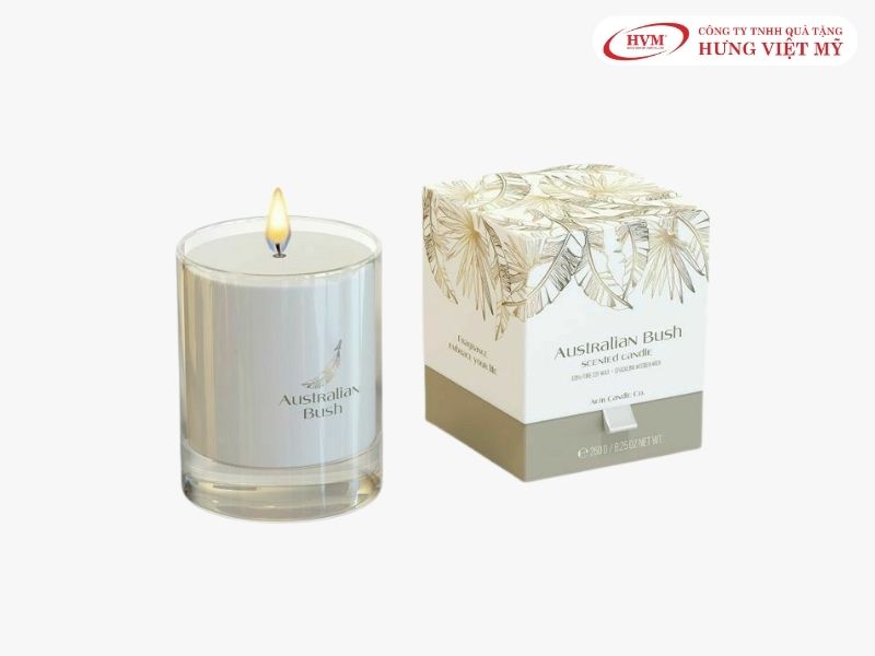 Mẫu hộp giấy đựng nến thơm kiểu nắp gài đáy khóa