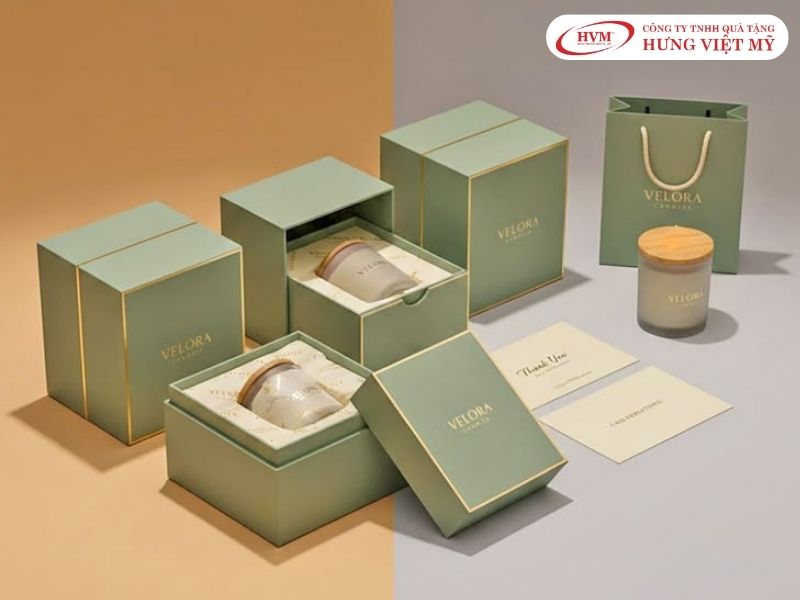 Mẫu hộp âm dương nắp rời cao cấp bồi carton lạnh đựng nến thơm quà tặng.