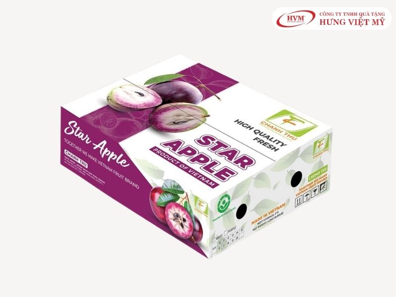 Cấu trúc carton sóng bồi cứng cáp giúp hộp giấy đựng trái cây chịu va đập và tải trọng nặng.