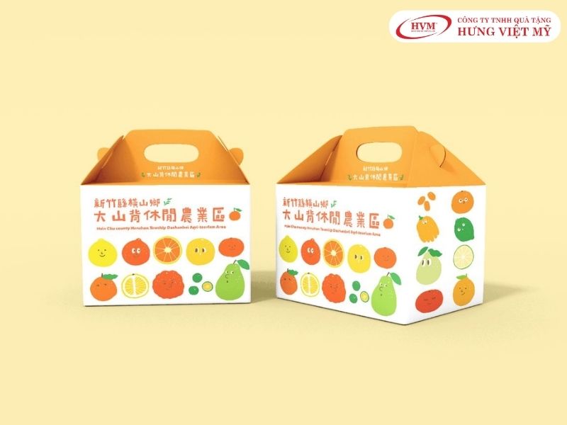 In hộp giấy đựng trái cây giúp nâng tầm giá trị nông sản và quà tặng doanh nghiệp.