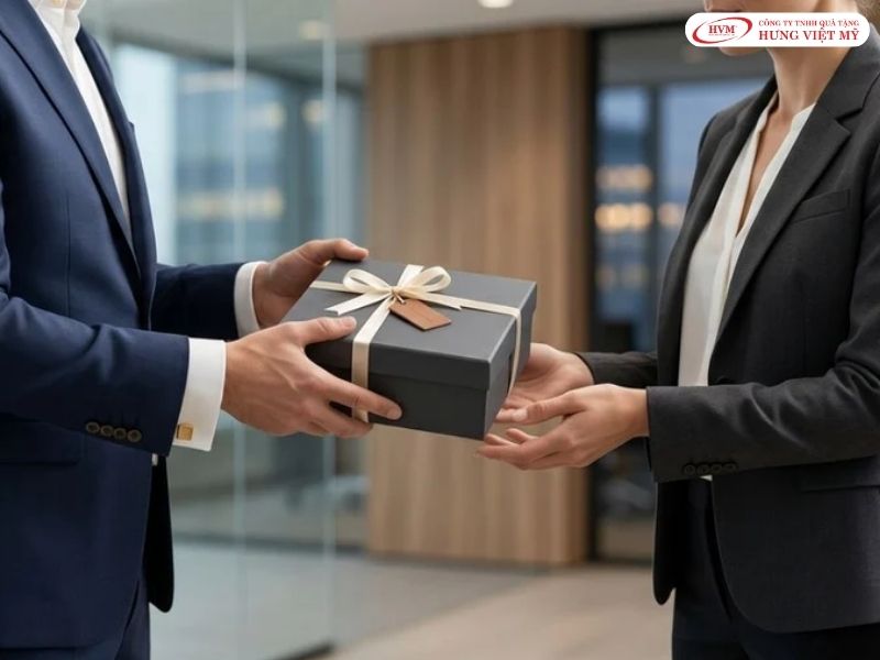 Tặng quà tri ân khách hàng giúp giữ chân khách cũ và tăng nhận diện thương hiệu dài hạn