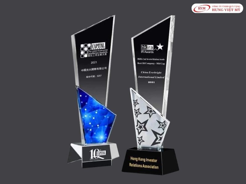 Kỷ niệm chương pha lê khắc laser vinh danh cá nhân, tập thể ngành dược