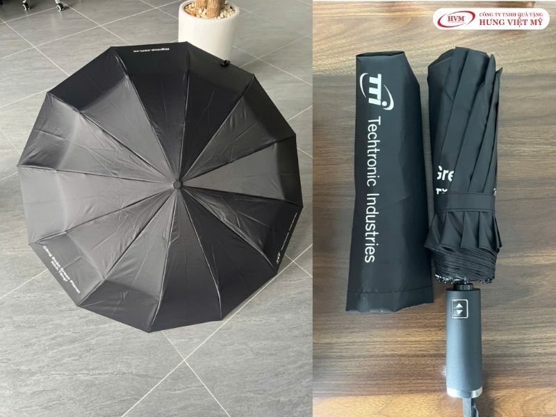 Ô dù cầm tay in logo làm quà tặng ngành dược phẩm che mưa nắng