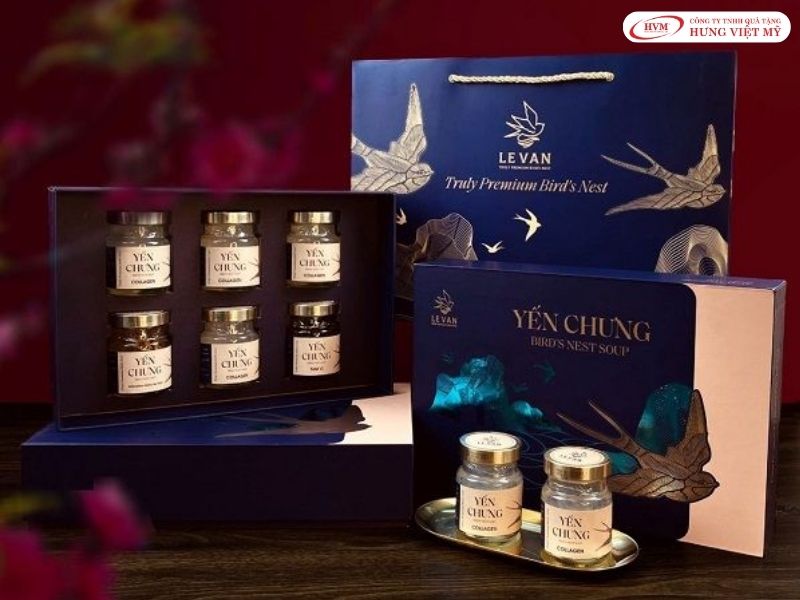 Set hộp quà Tết sức khỏe yến chưng cao cấp bồi bổ thể trạng đối tác.